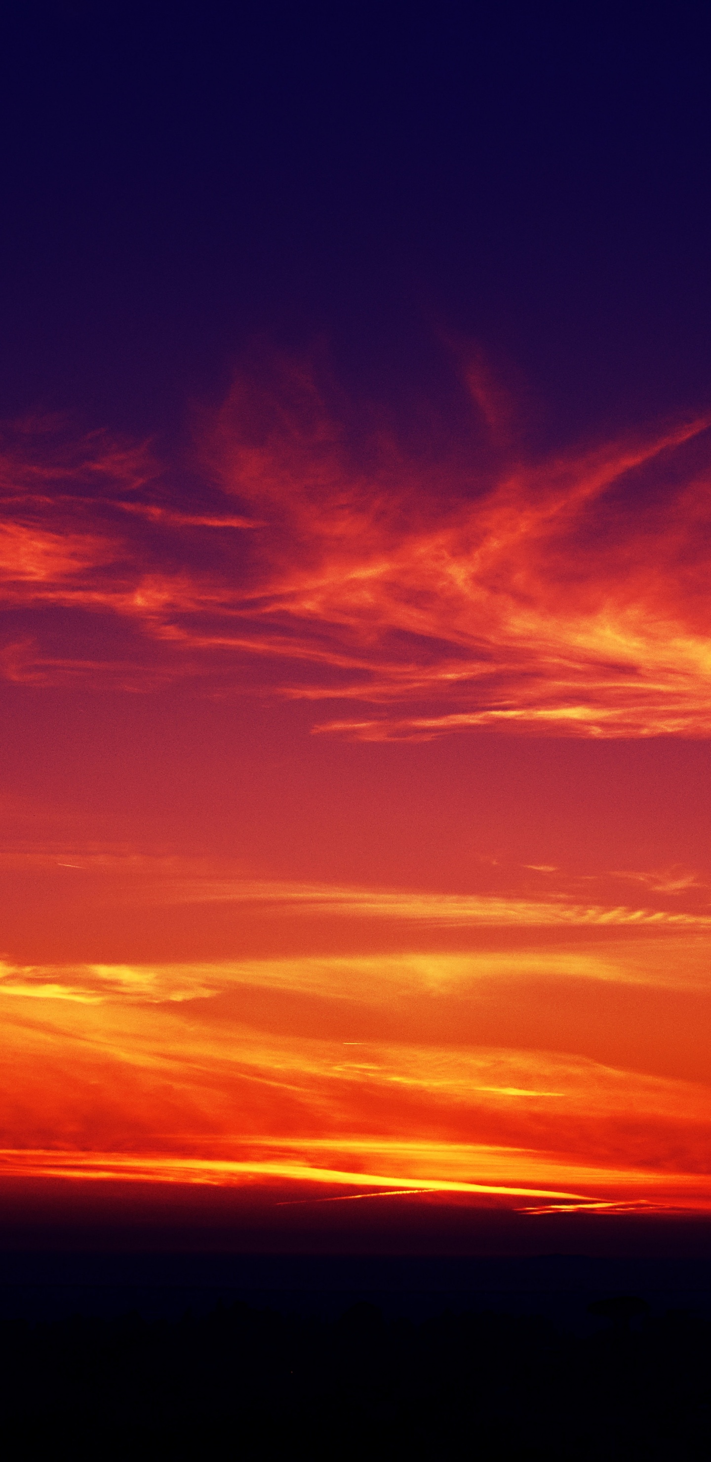 Sunset, Afterglow, Horizon, Sunrise, Cloud. Wallpaper in 1440x2960 Resolution