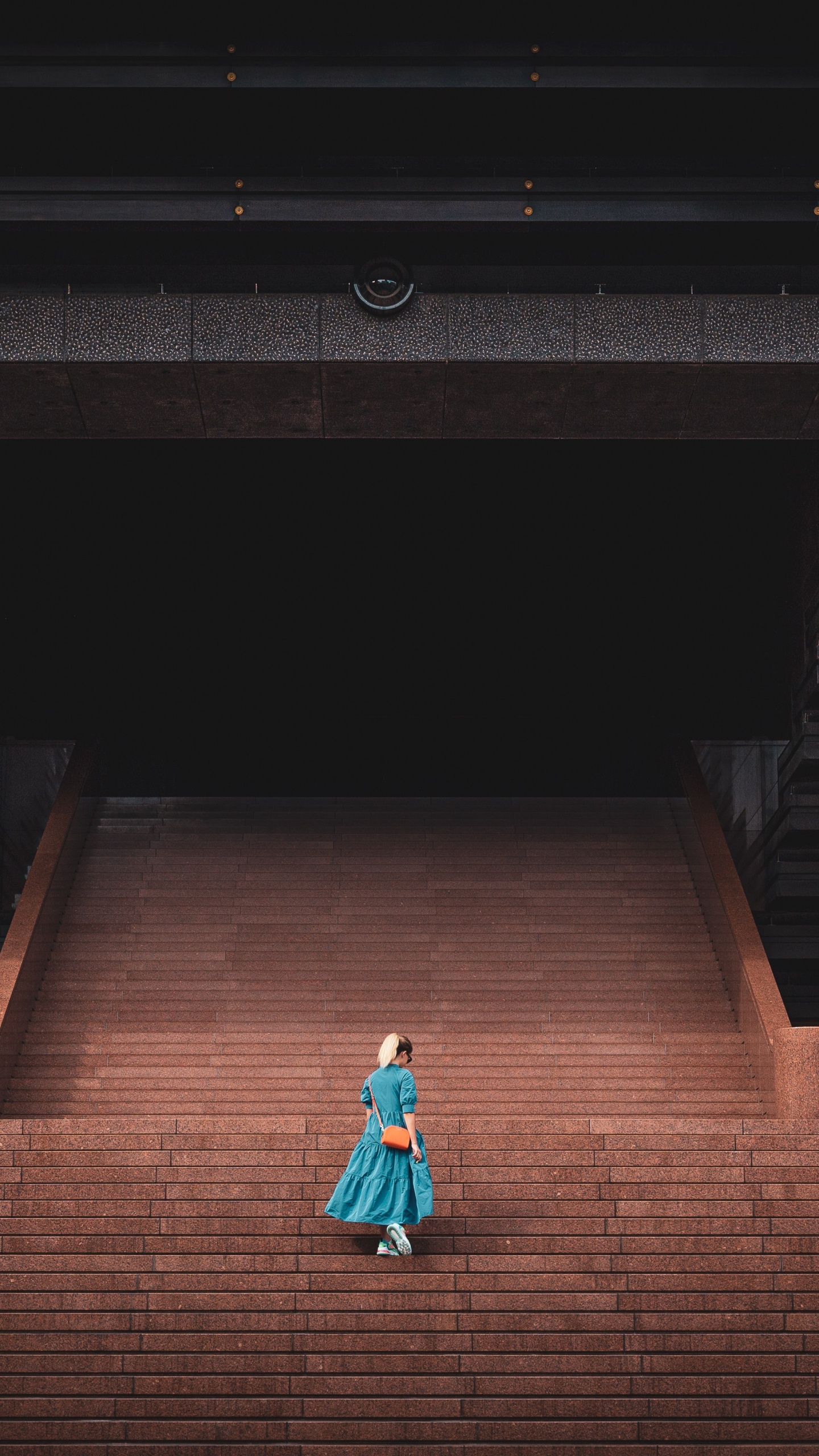 休闲, 空间, 对称, 木, 光 壁纸 1440x2560 允许