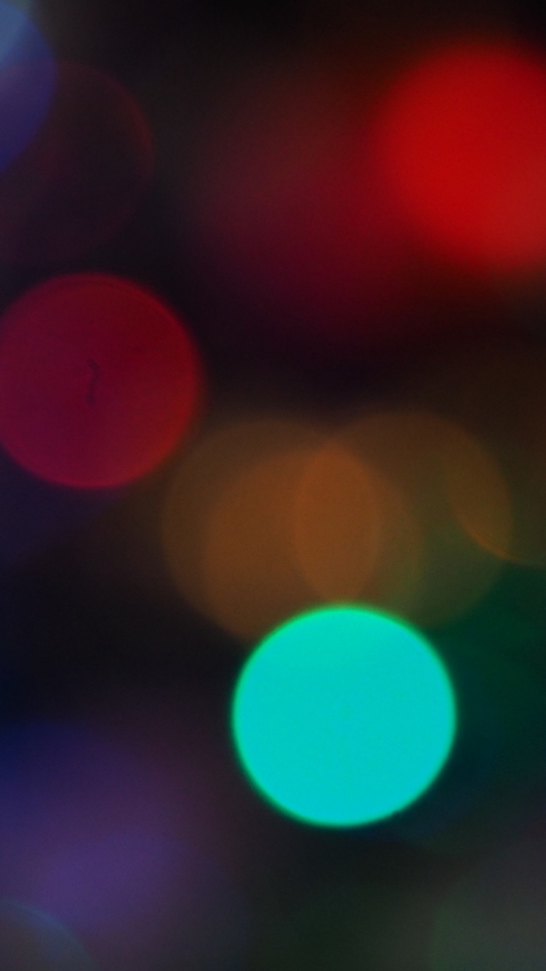 Red and Blue Bokeh Lights. Wallpaper in 1080x1920 Resolution