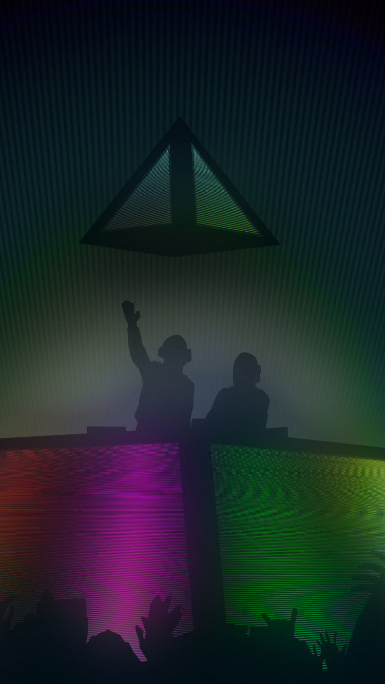 Daft Punk, Electrónico, Música Electrónica de Baile, Casa de la Música, Electro House. Wallpaper in 750x1334 Resolution