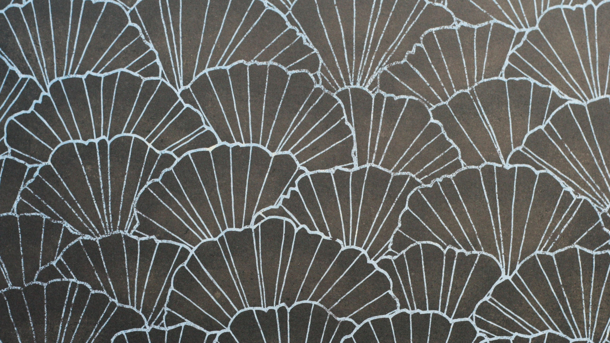 Textile Floral Blanc et Noir. Wallpaper in 2560x1440 Resolution