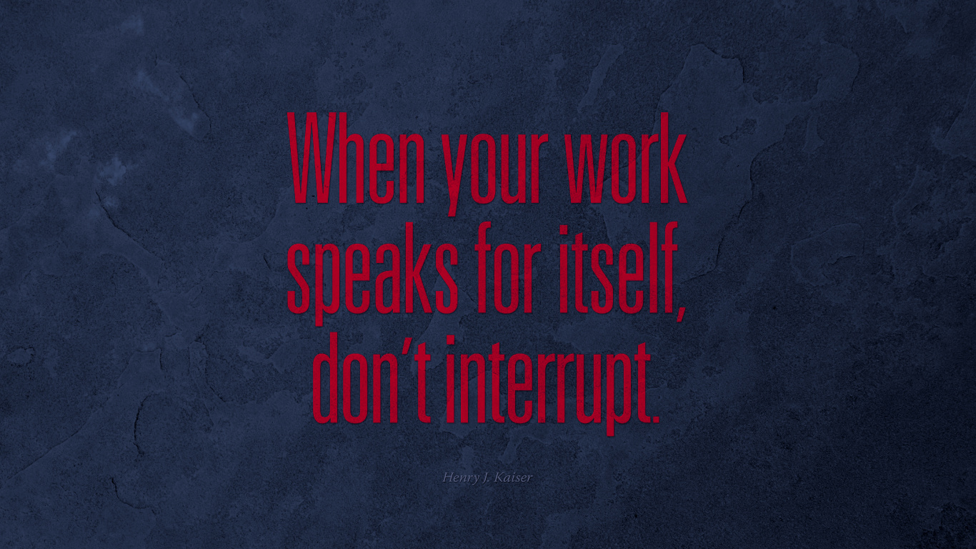 Red and White Quote on Gray Surface. Wallpaper in 1366x768 Resolution