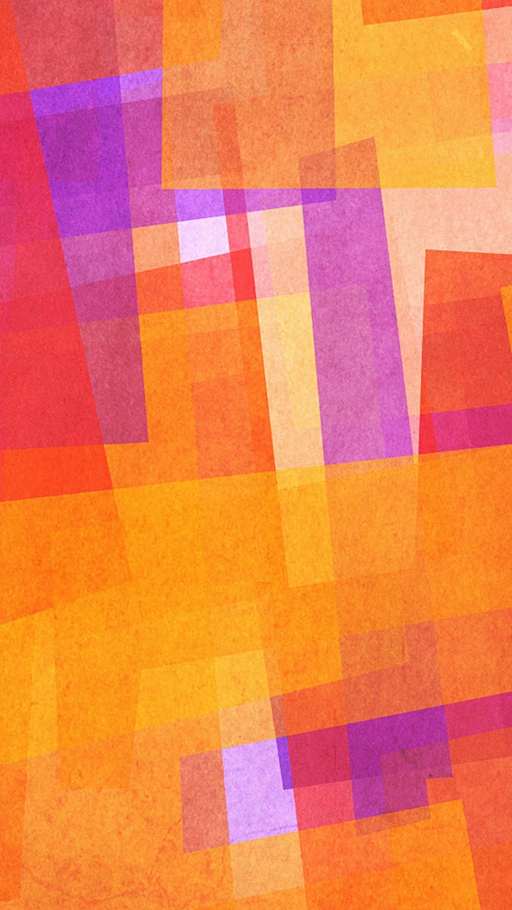 Orange-weiß-blau Kariertes Textil. Wallpaper in 720x1280 Resolution