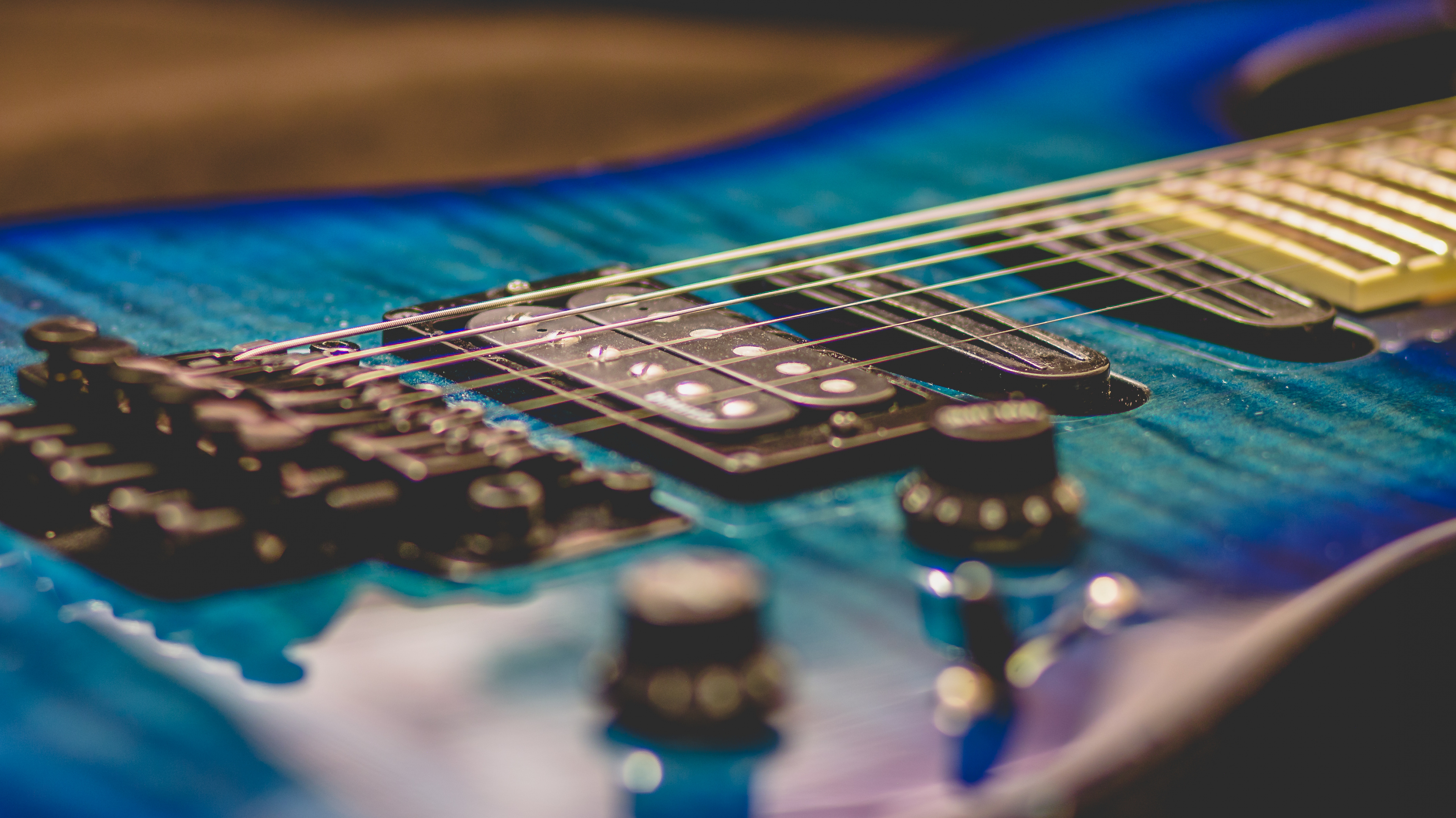 Close Up, Electric Guitar, Guitar, Slide Guitar, String Instrument. Wallpaper in 3840x2160 Resolution