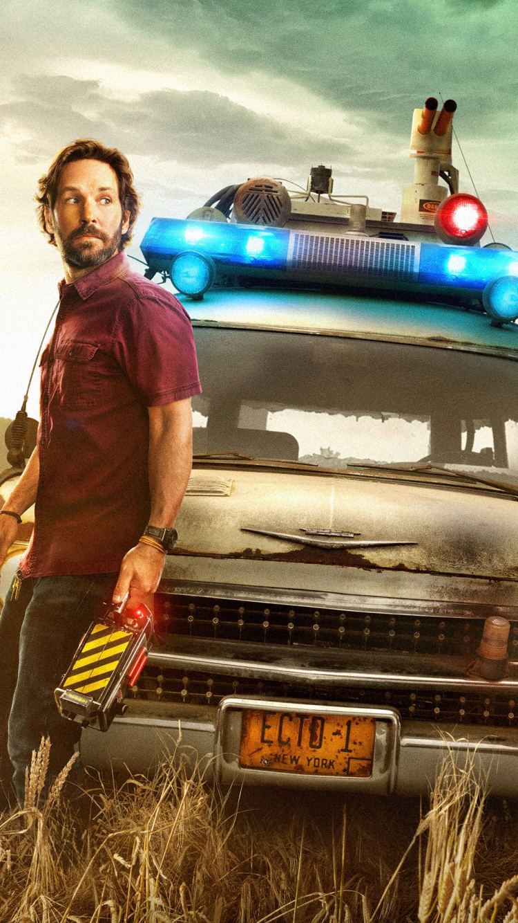 Cazafantasmas Más Allá, Jason Reitman, Celeste Oconnor, Carrie Coon, Ivan Reitman. Wallpaper in 750x1334 Resolution