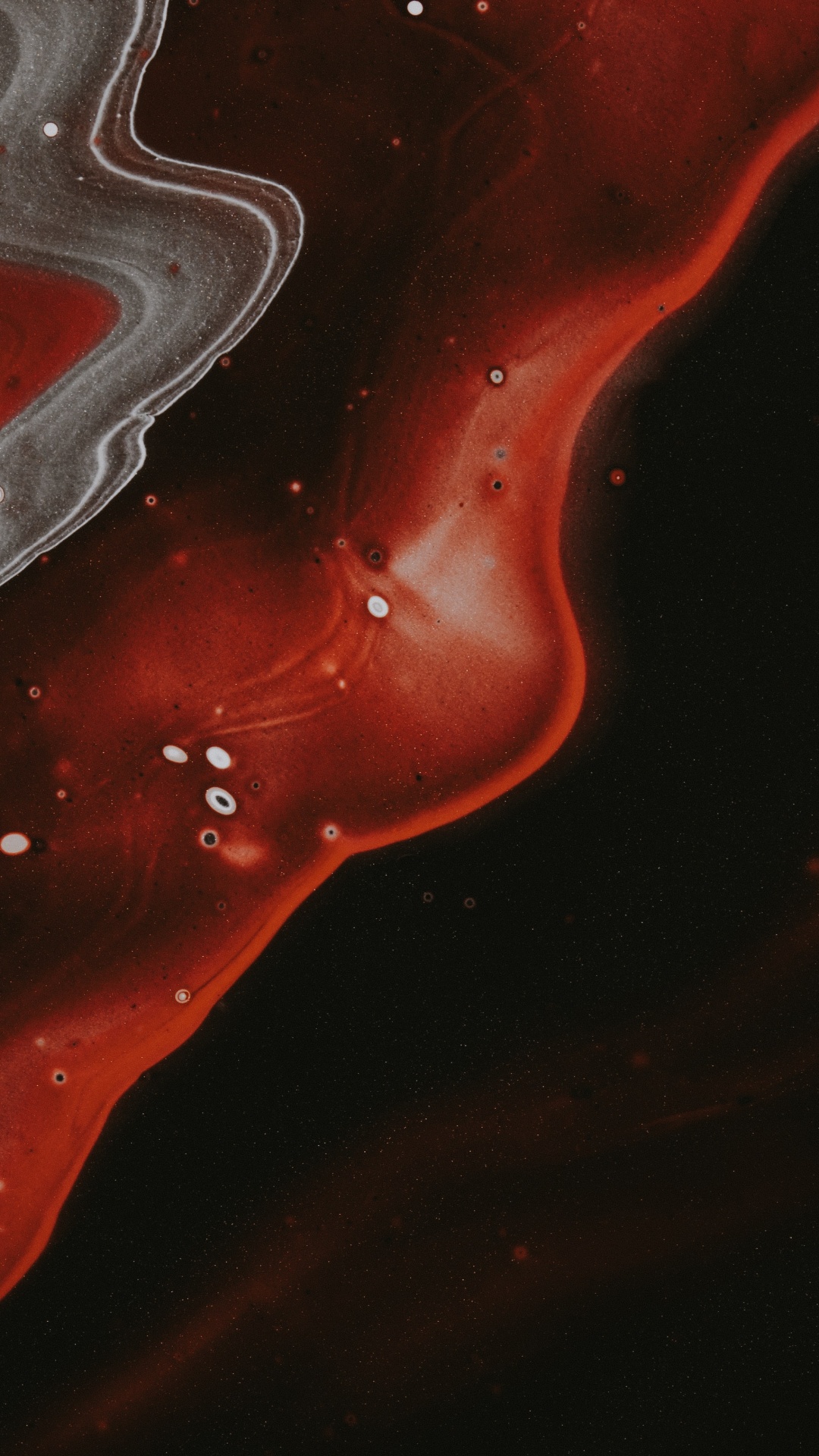 Atmosphere, Red White Black, Painting, Water, Liquid. Wallpaper in 1080x1920 Resolution