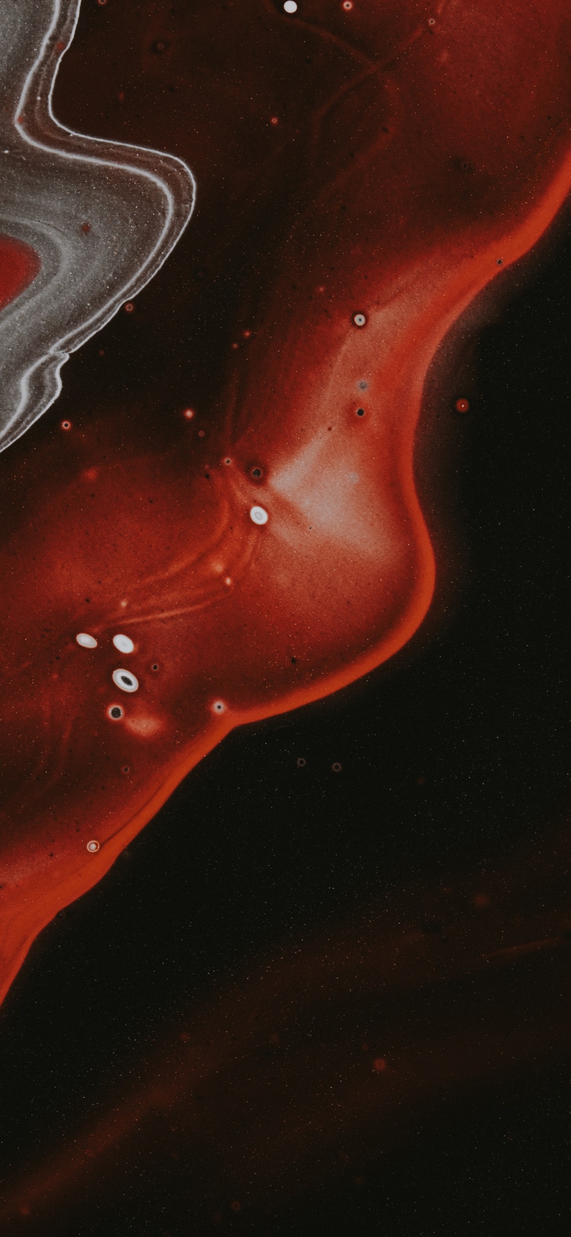 Atmosphère, Rouge Blanc Noir, Eau, Liquid, Orange. Wallpaper in 1125x2436 Resolution