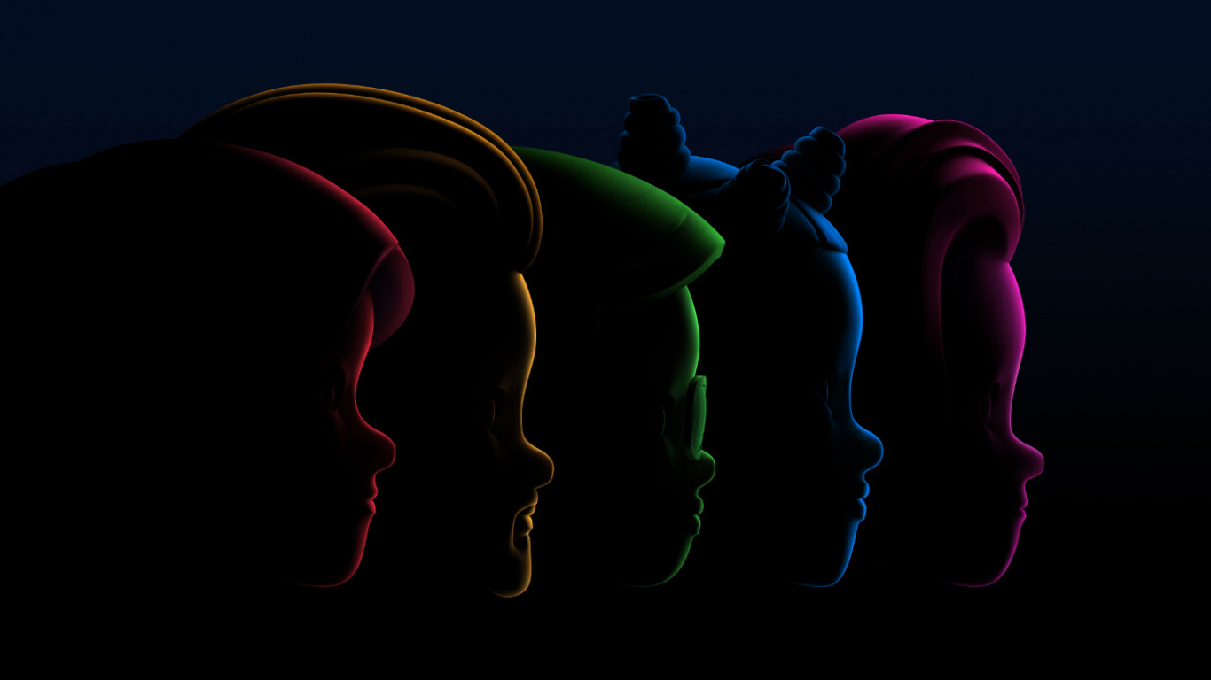 WWDC22, 艺术, 气体, 视觉效果的灯光, 品红色 壁纸 1366x768 允许