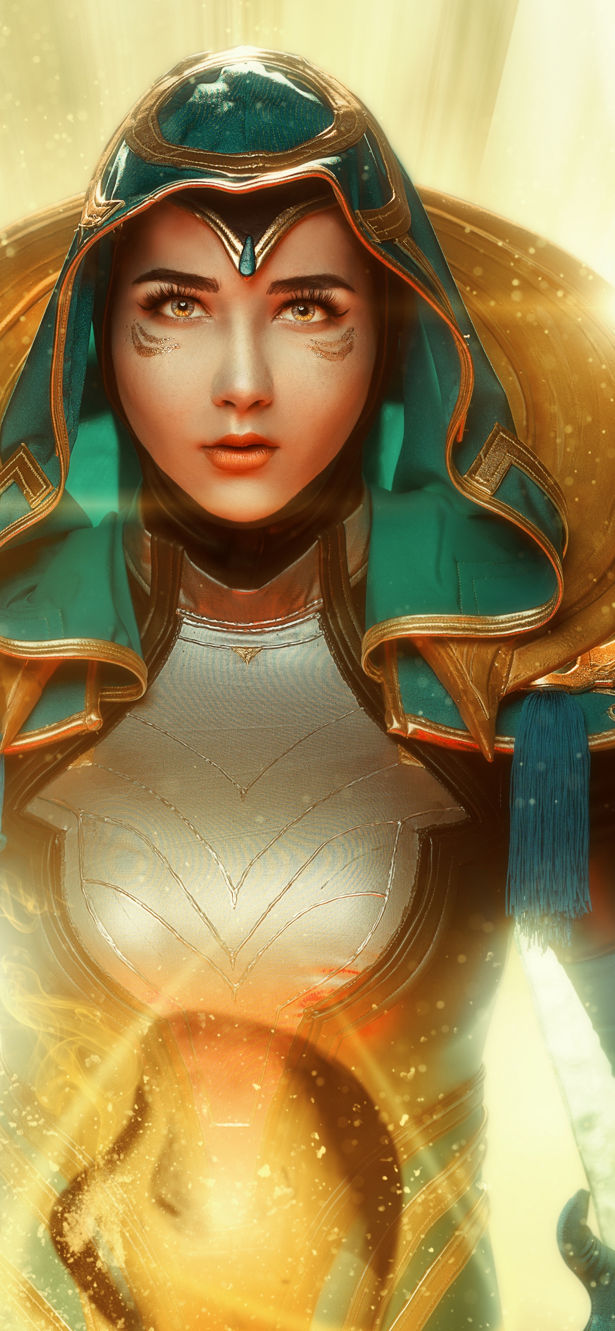 Cosplay, League of Legends, Illustration, Mythology, Art. Wallpaper in 1242x2688 Resolution