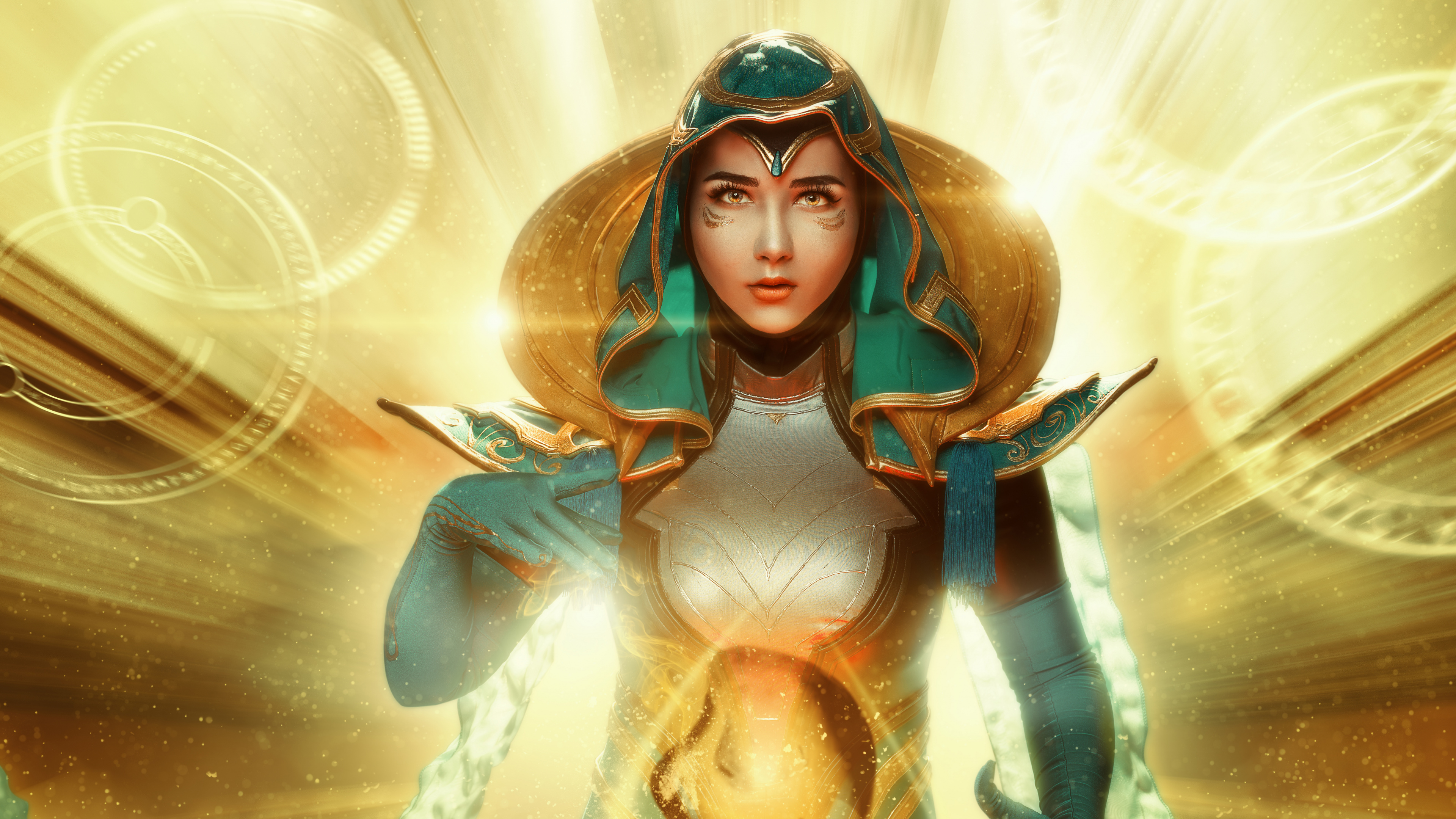 Cosplay, League of Legends, Illustration, Mythology, Art. Wallpaper in 3840x2160 Resolution