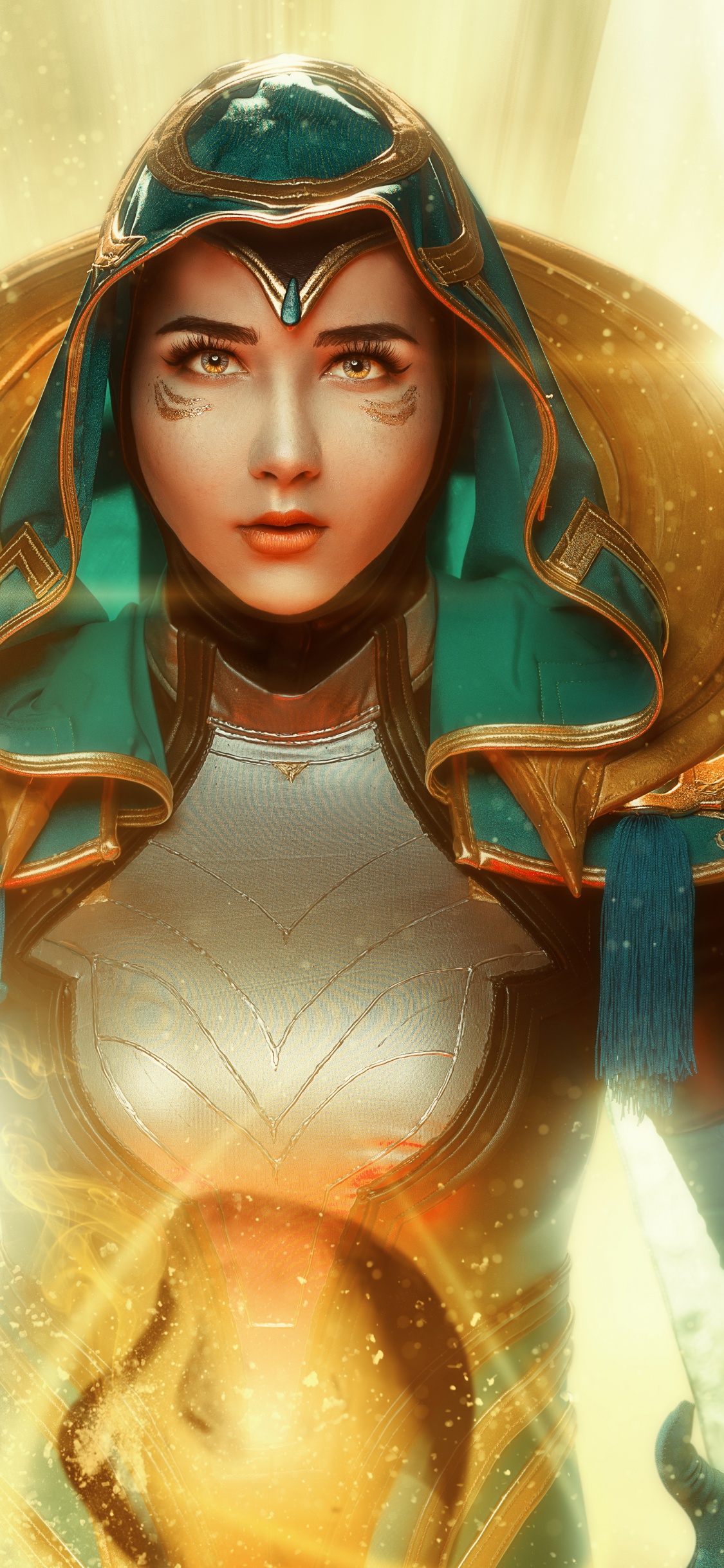 Cosplay, League of Legends, Illustration, Mythologie, Kunst. Wallpaper in 1125x2436 Resolution