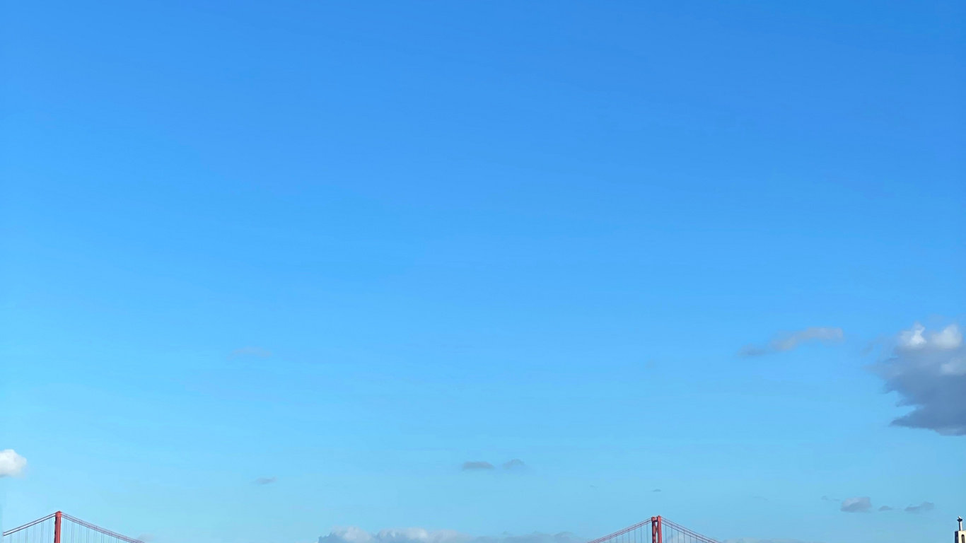 Sea, Suspension Bridge, Bridge, Cable-stayed Bridge, Watercraft. Wallpaper in 1366x768 Resolution