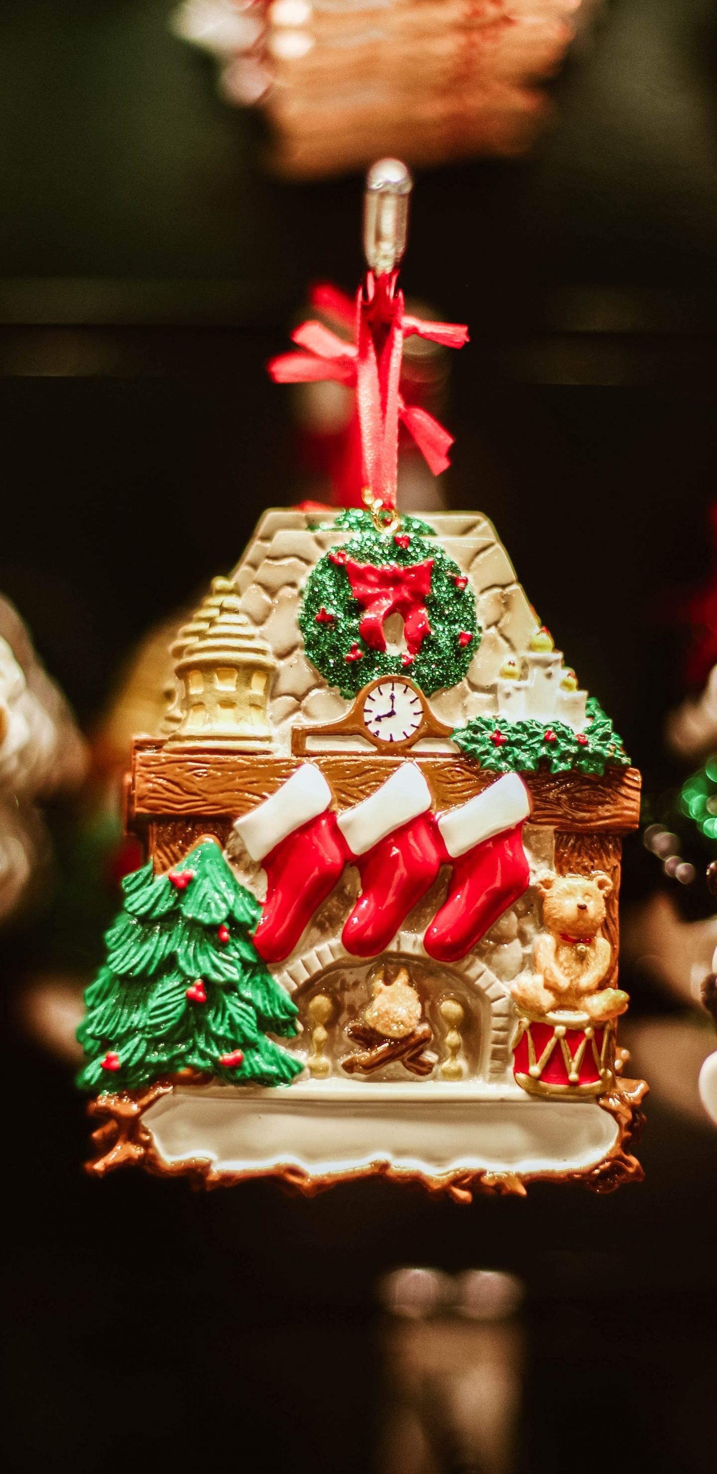 El Día De Navidad, Decoración de la Navidad, Jengibre, Adorno de Navidad, Alimento. Wallpaper in 1440x2960 Resolution