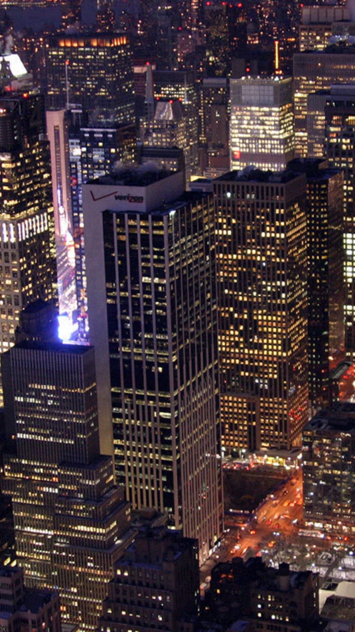 纽约市, 天际线, 城市景观, 城市, 大都会 壁纸 720x1280 允许