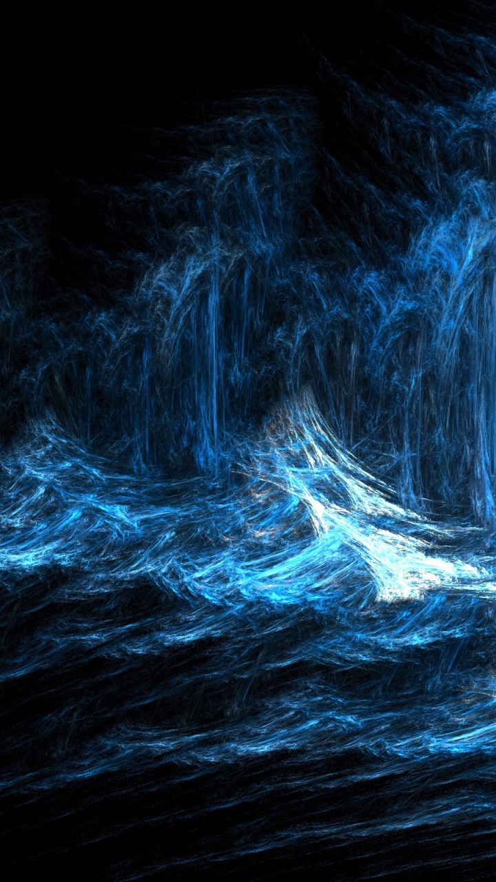 Blue, Eau, Noir, Lumière, Obscurité. Wallpaper in 720x1280 Resolution