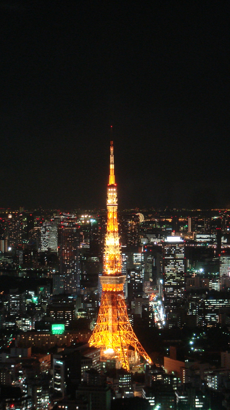 东京, 东京塔, 资本市, 城市景观, 城市 壁纸 750x1334 允许