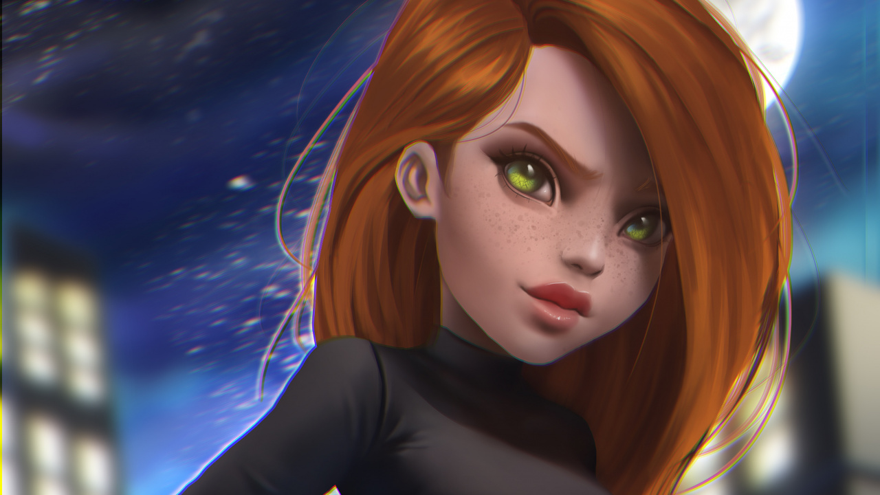 Woman in Black Turtleneck Shirt. Wallpaper in 1280x720 Resolution