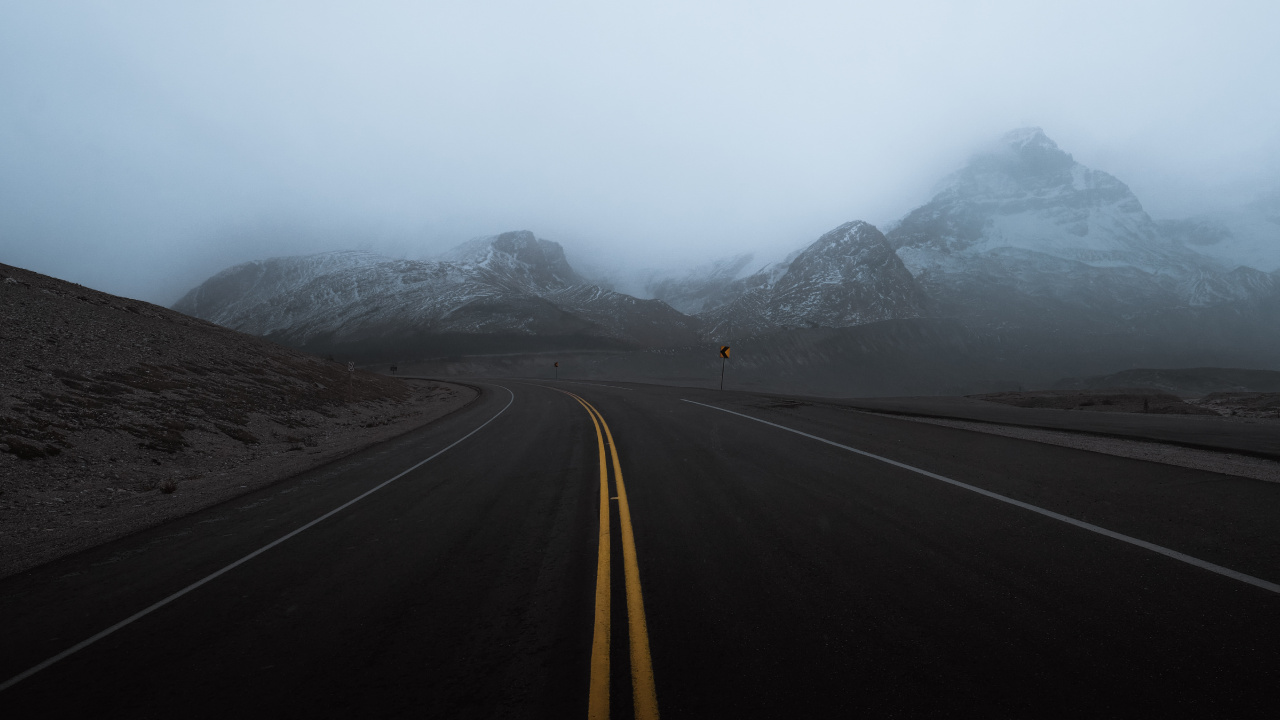 Road Surface, Mountainous Landforms, Uncover, Jasper, Matt Report. Wallpaper in 1280x720 Resolution