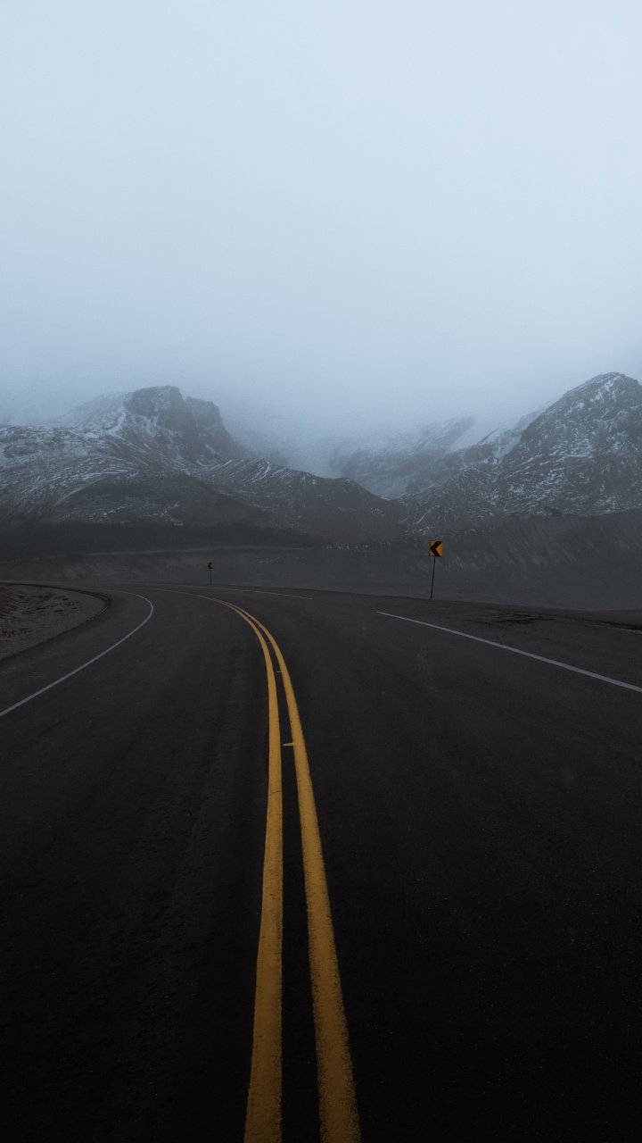 Road Surface, Mountainous Landforms, Uncover, Jasper, Matt Report. Wallpaper in 720x1280 Resolution