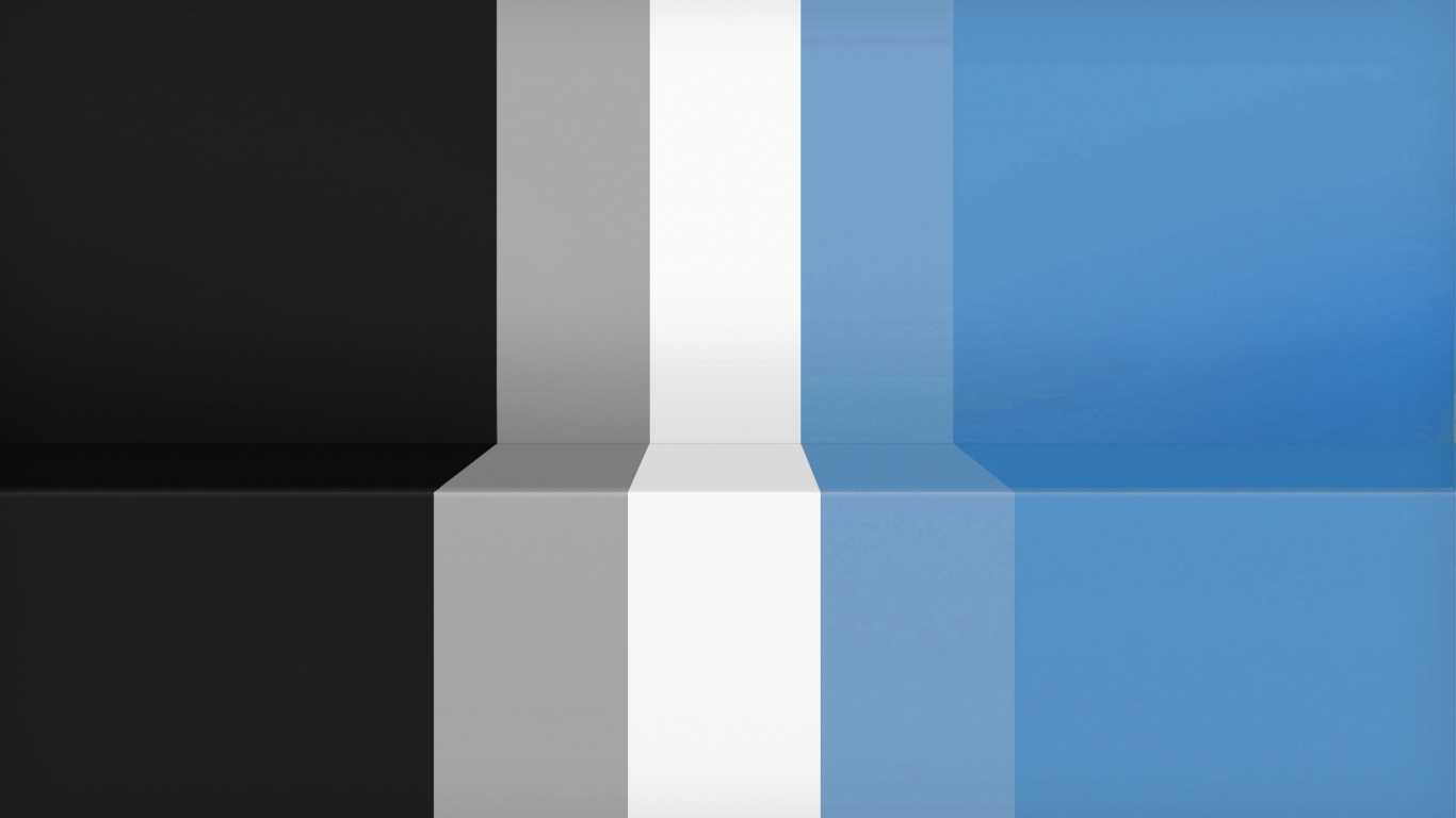 Blue and Black Striped Illustration. Wallpaper in 1366x768 Resolution