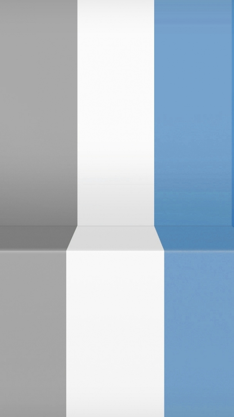 Blue and Black Striped Illustration. Wallpaper in 750x1334 Resolution