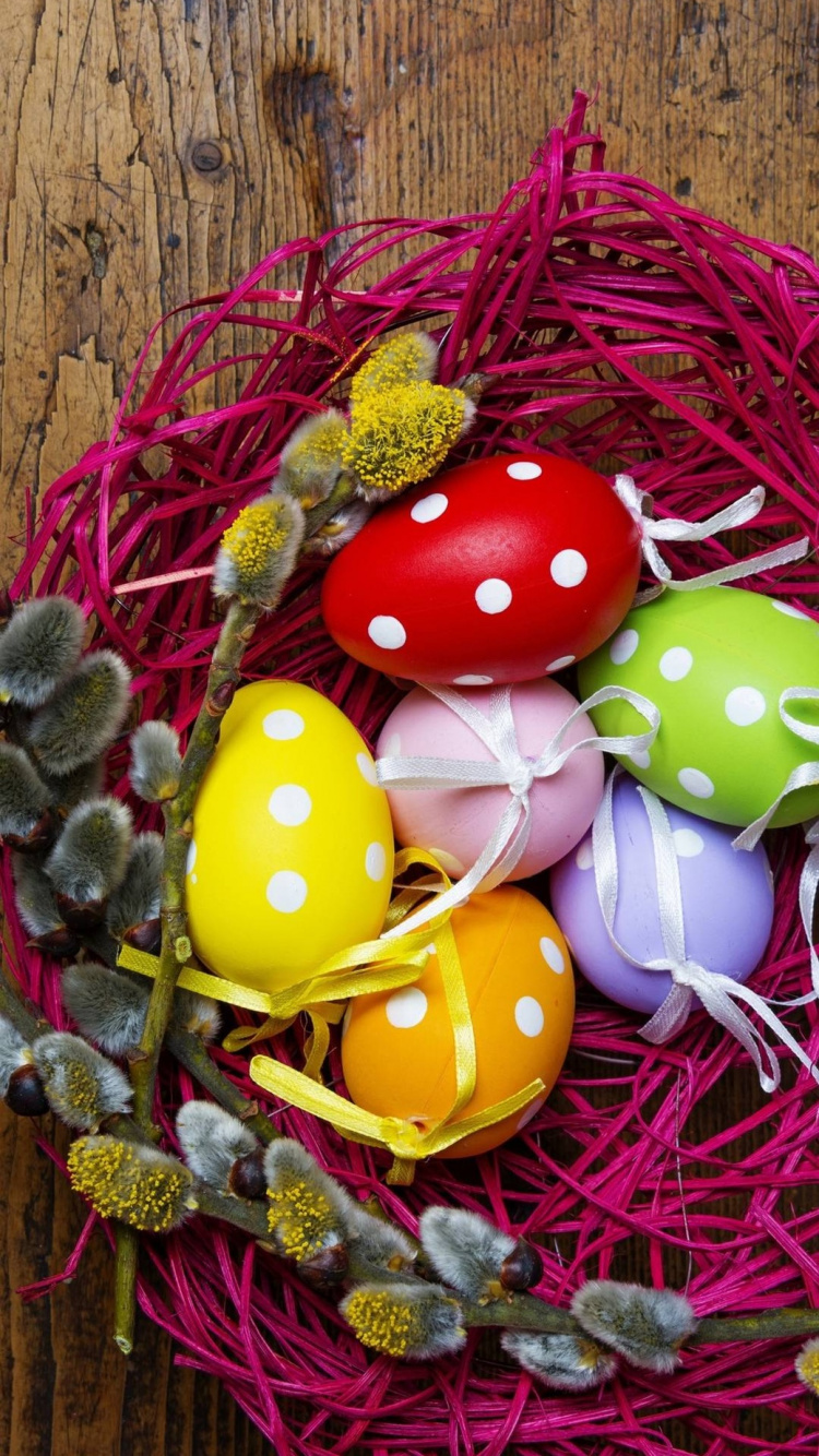 Huevo de Pascua, Planta Terrestre, Artes Creativas, Magenta, Pascua. Wallpaper in 750x1334 Resolution
