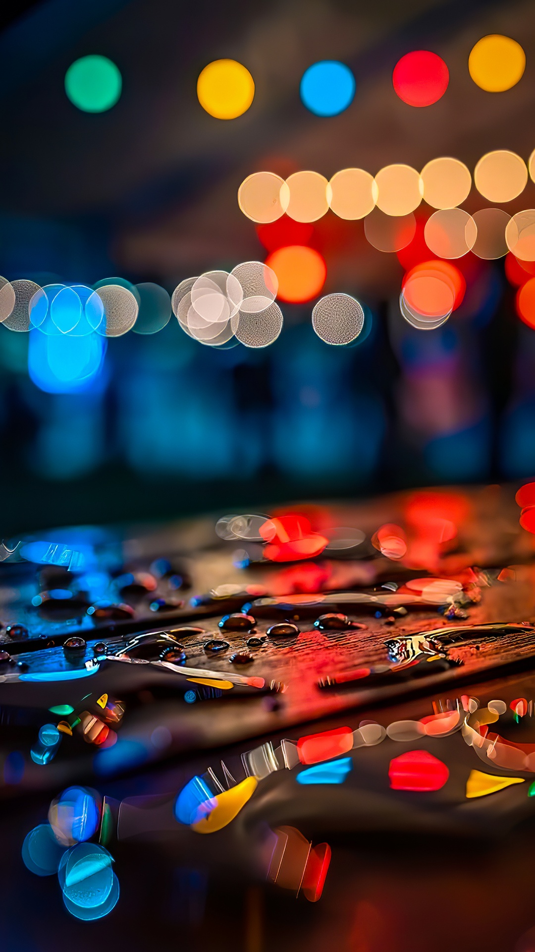 Licht, Wasser, Fenster, Schwarz, Orange. Wallpaper in 1080x1920 Resolution