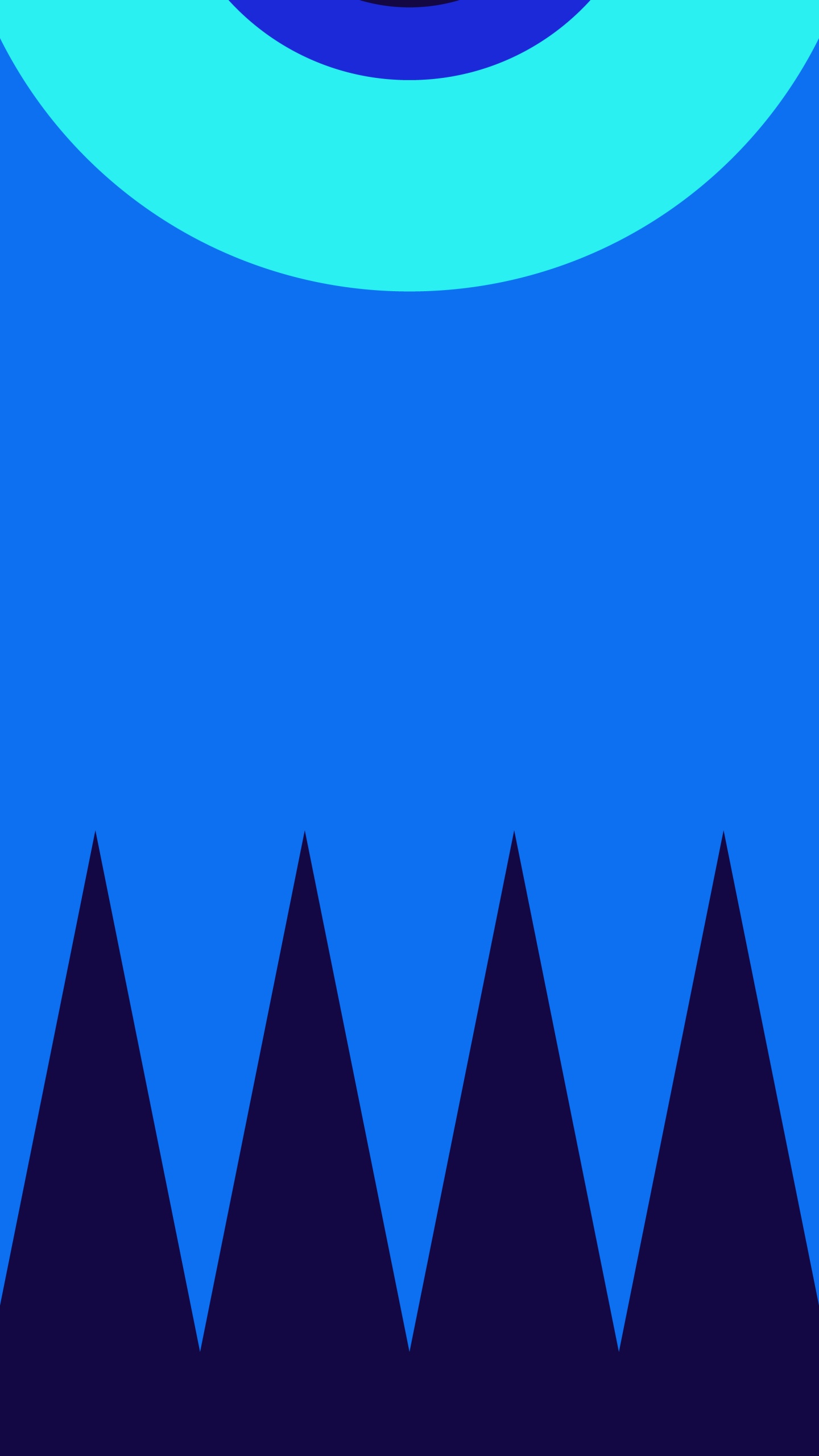 Bleu de Cobalt, Cercle, Azure, Ligne, Symétrie. Wallpaper in 1440x2560 Resolution