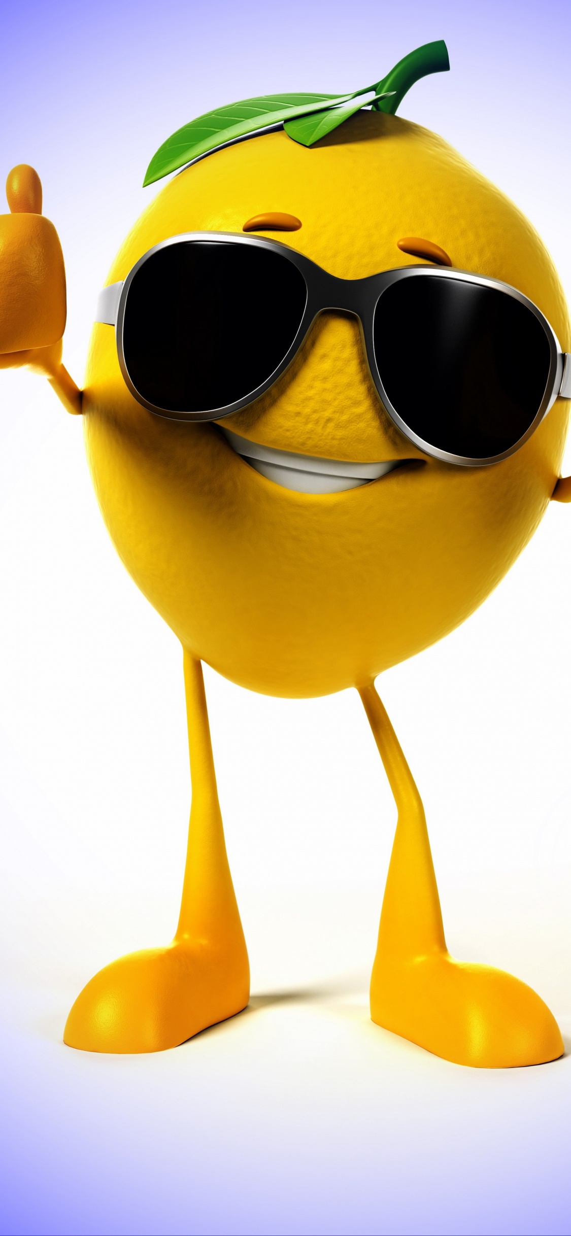Yellow and Green Frog Wearing Sunglasses. Wallpaper in 1125x2436 Resolution