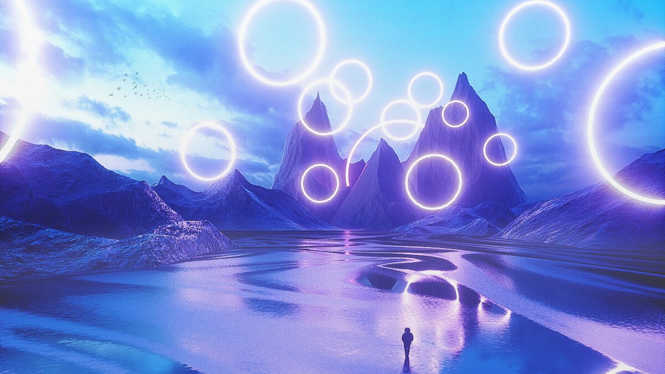 Gouttes D'eau Sur Panneau de Verre. Wallpaper in 1366x768 Resolution