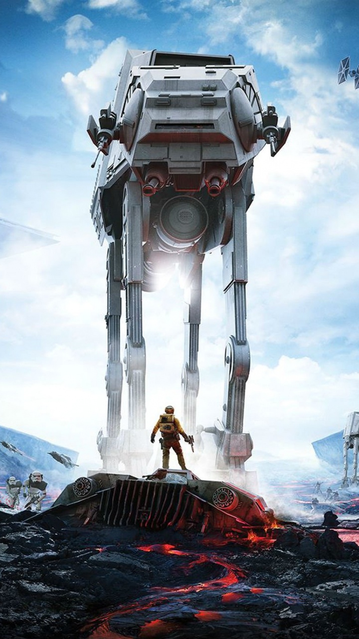 Star Wars, Star Wars Battlefront, Ciel, Electronic Arts, Machine. Wallpaper in 720x1280 Resolution