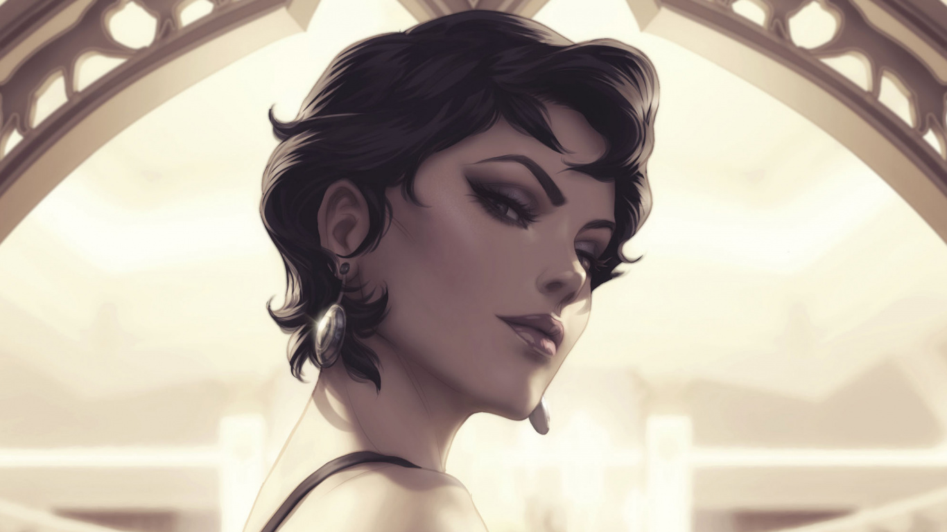 Jolle Jones, Catwoman, dc Comics, Batman, La Variante de la Couverture. Wallpaper in 1366x768 Resolution