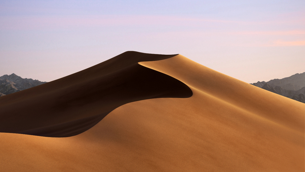 Air, 它, Apple, IMac亲, MacOS Mojave 壁纸 1280x720 允许