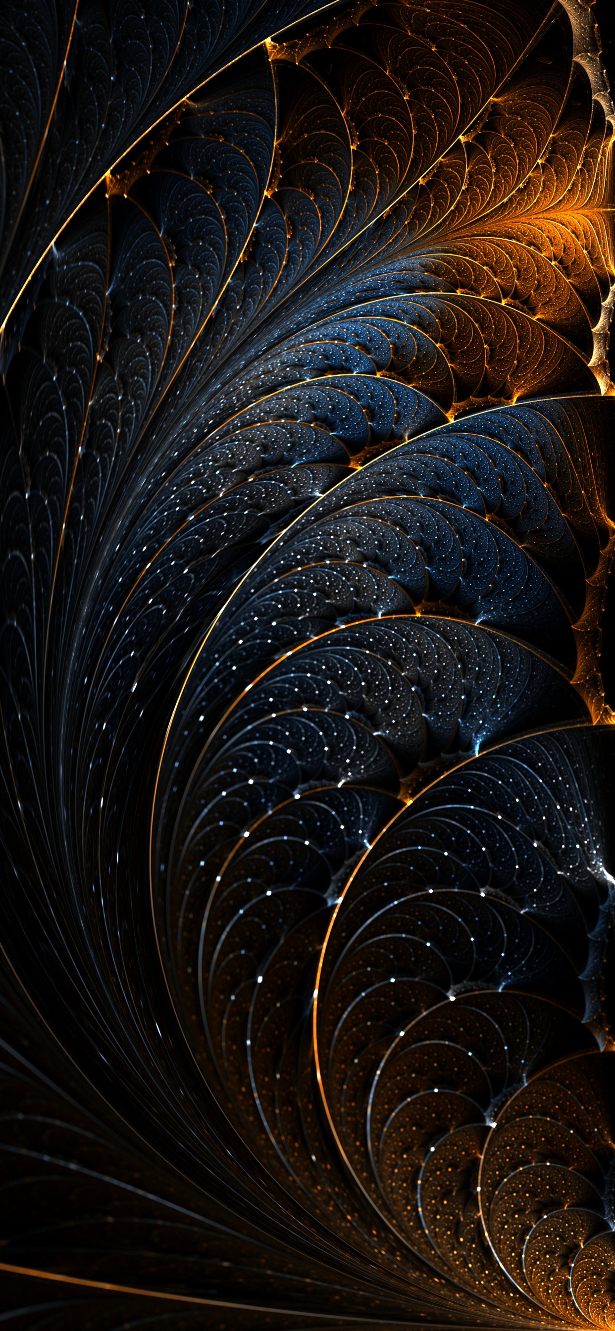 Brown and Black Plant Leaves. Wallpaper in 1242x2688 Resolution