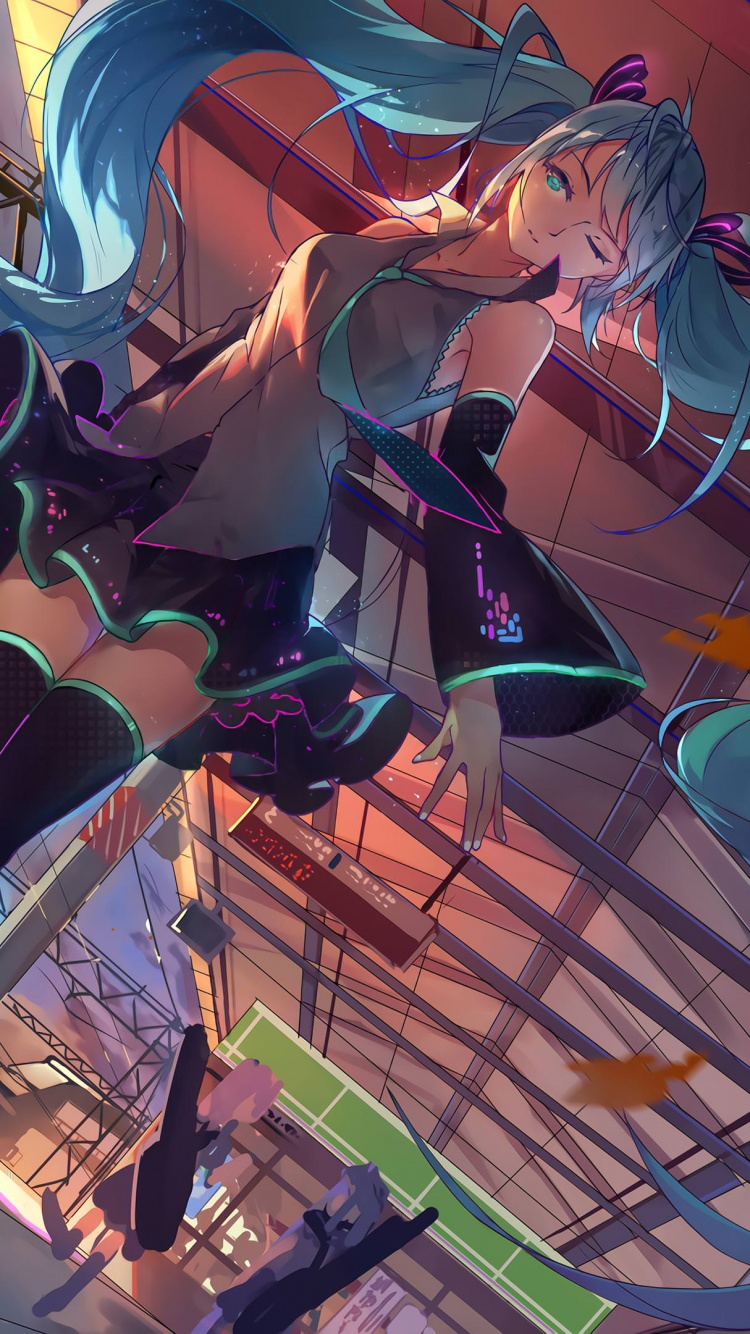 初音未来, 艺术创作, 艺术, 娱乐, 凯通 壁纸 750x1334 允许