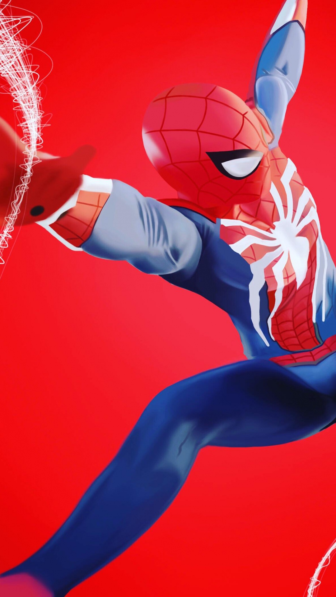 Frau in Blau-weißem Langarmhemd Und Blauer Hose Anime-Charakter. Wallpaper in 1080x1920 Resolution