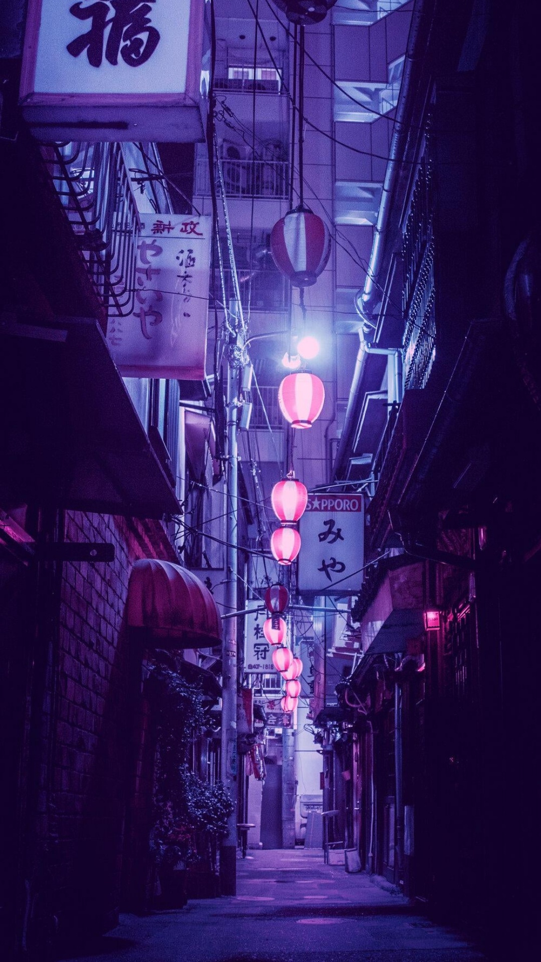 One More Light Liam Wong, to ky Oo, Art, Anime Art, Purple. Wallpaper in 1080x1920 Resolution