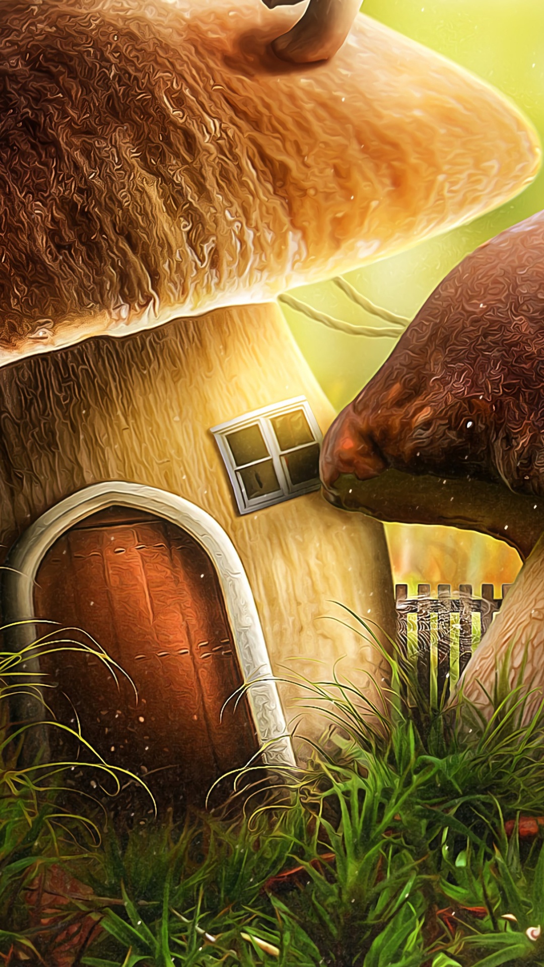 Mushroom, Plant, Plant Community, Natural Landscape, Terrestrial Plant. Wallpaper in 1080x1920 Resolution