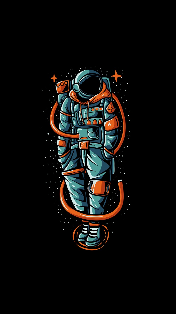 Space, Astronaut, Amoled, Astronaut Streetwear, t Shirt. Wallpaper in 720x1280 Resolution