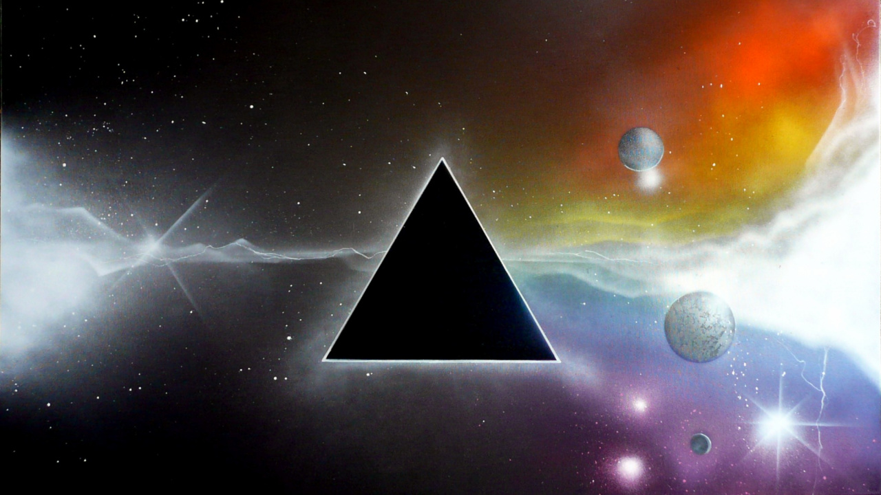 Atmosphère, Univers, Triangle, Galaxie, Espace. Wallpaper in 1280x720 Resolution