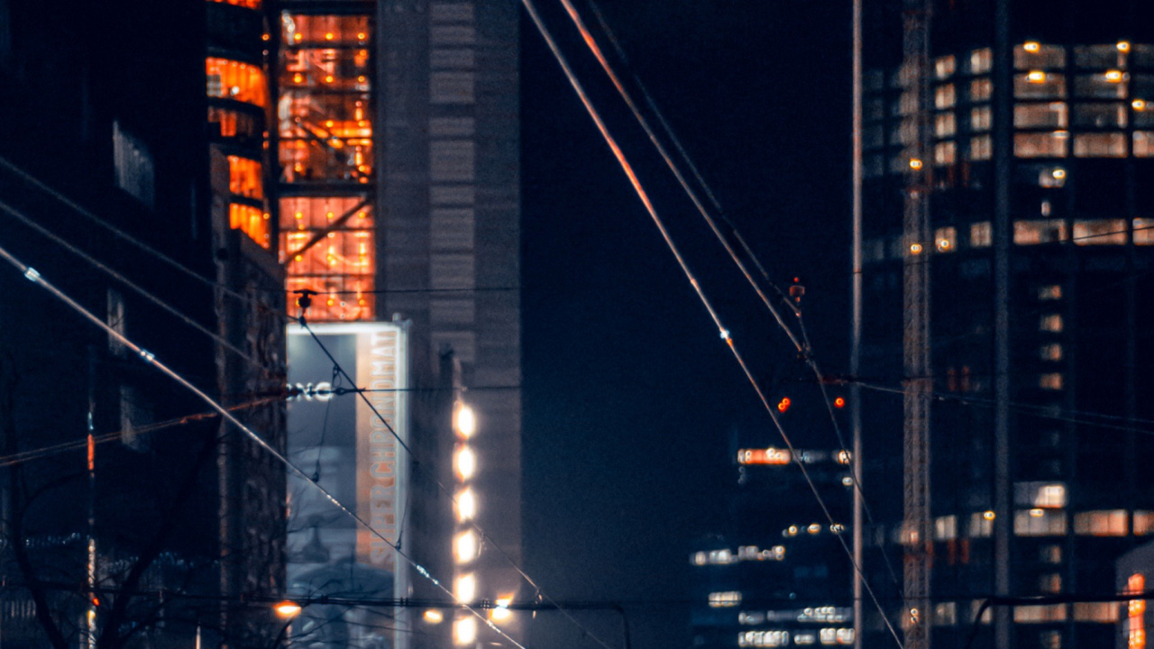 Warsaw, Building, Skyscraper, Automotive Lighting, Light. Wallpaper in 1280x720 Resolution