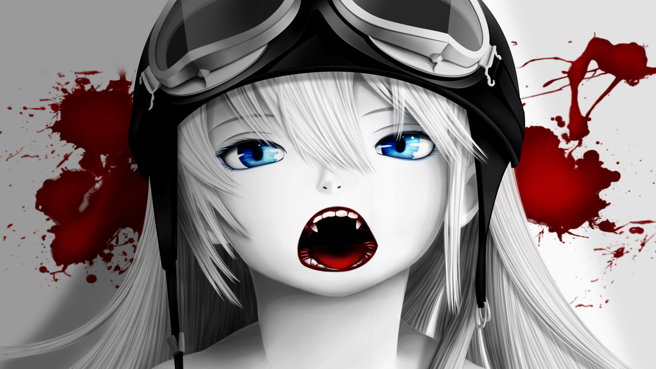 Robot Blanco y Negro Con Auriculares. Wallpaper in 1280x720 Resolution