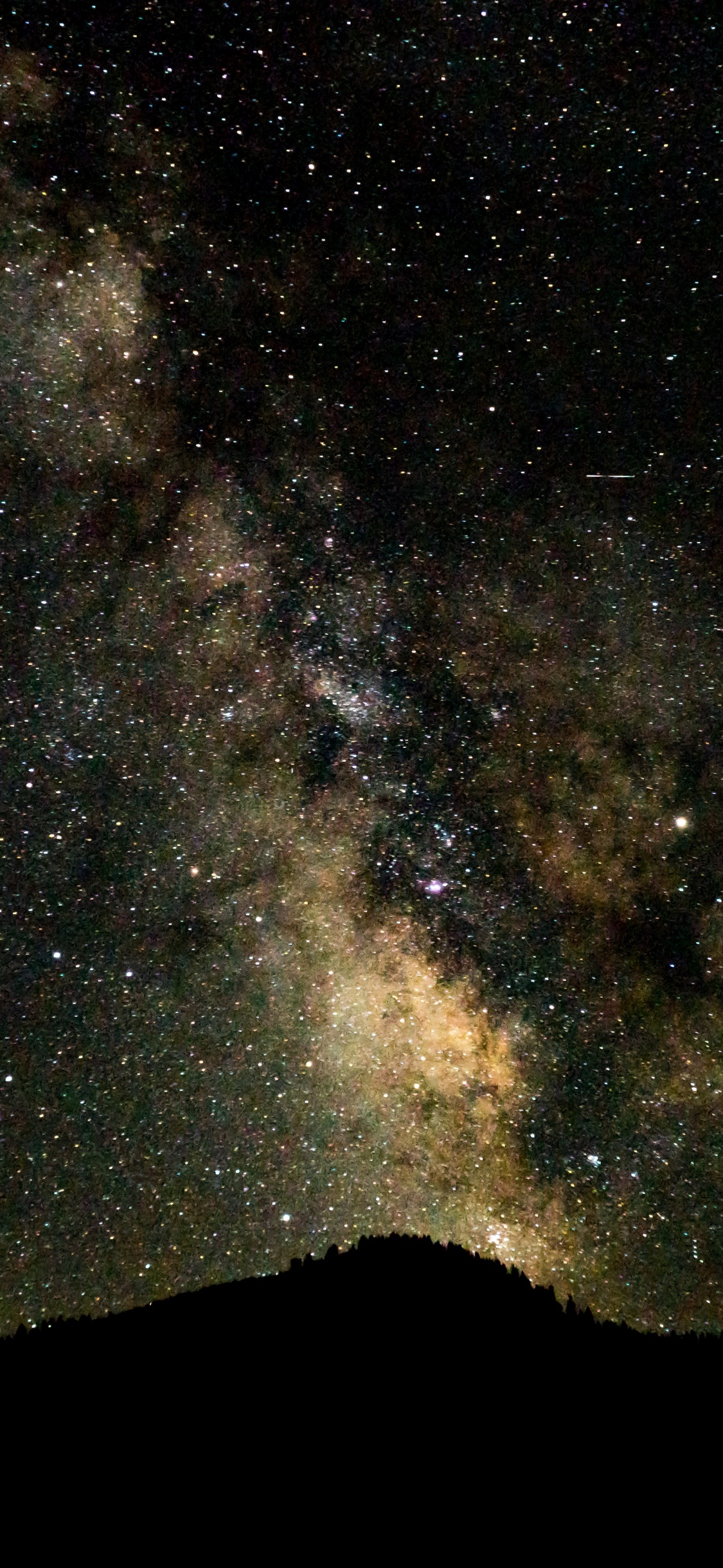 Starry Night Over The Starry Night. Wallpaper in 1125x2436 Resolution