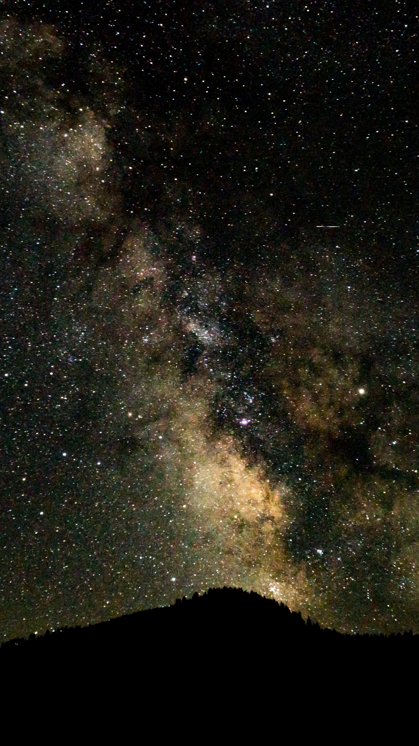 明星, 夜晚的天空, 宇宙, 天文学对象, 银河系 壁纸 1440x2560 允许