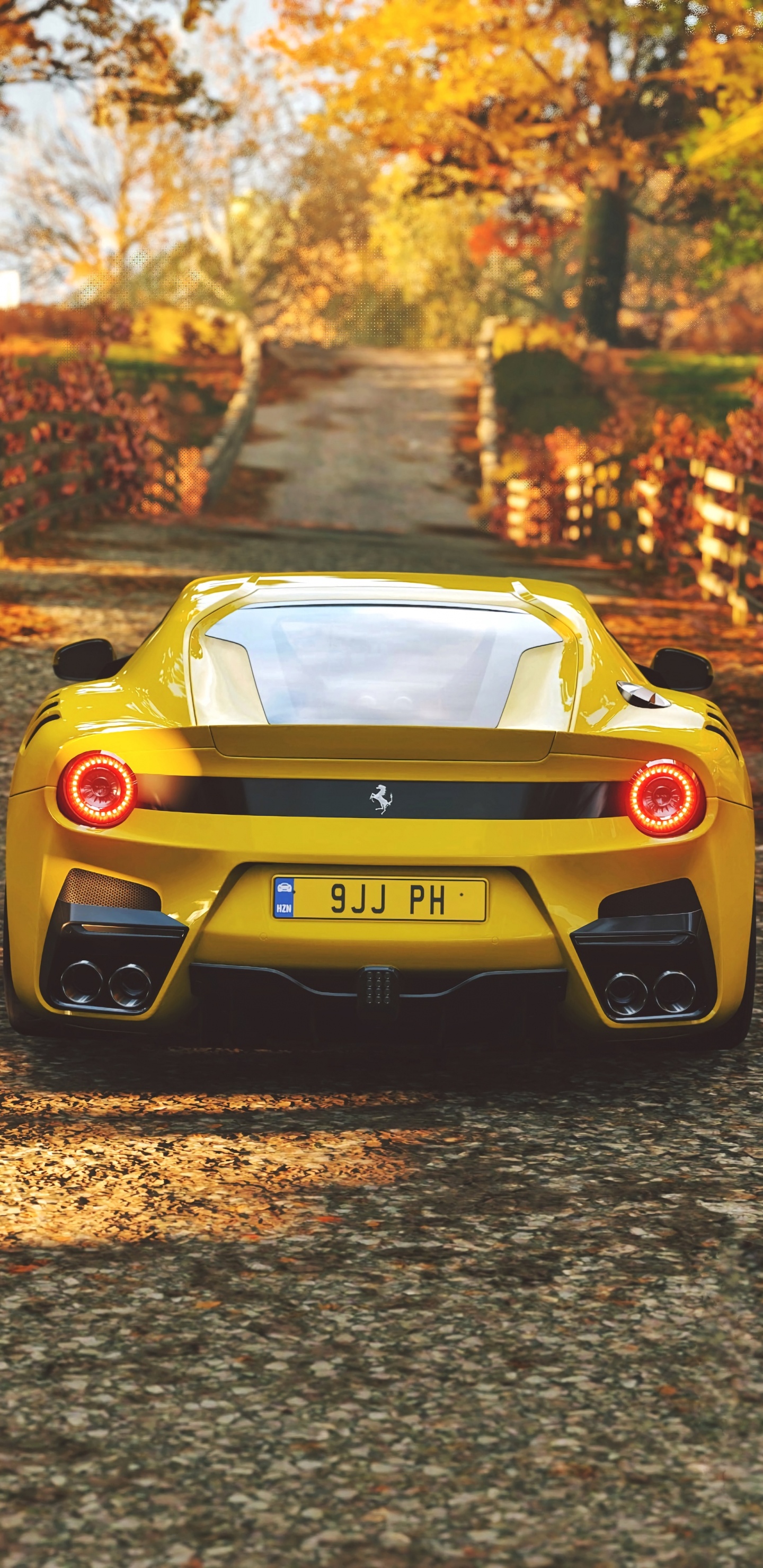 法拉利f12, Ferrari, 超级跑车, 黄色的, Laferrari 壁纸 1440x2960 允许