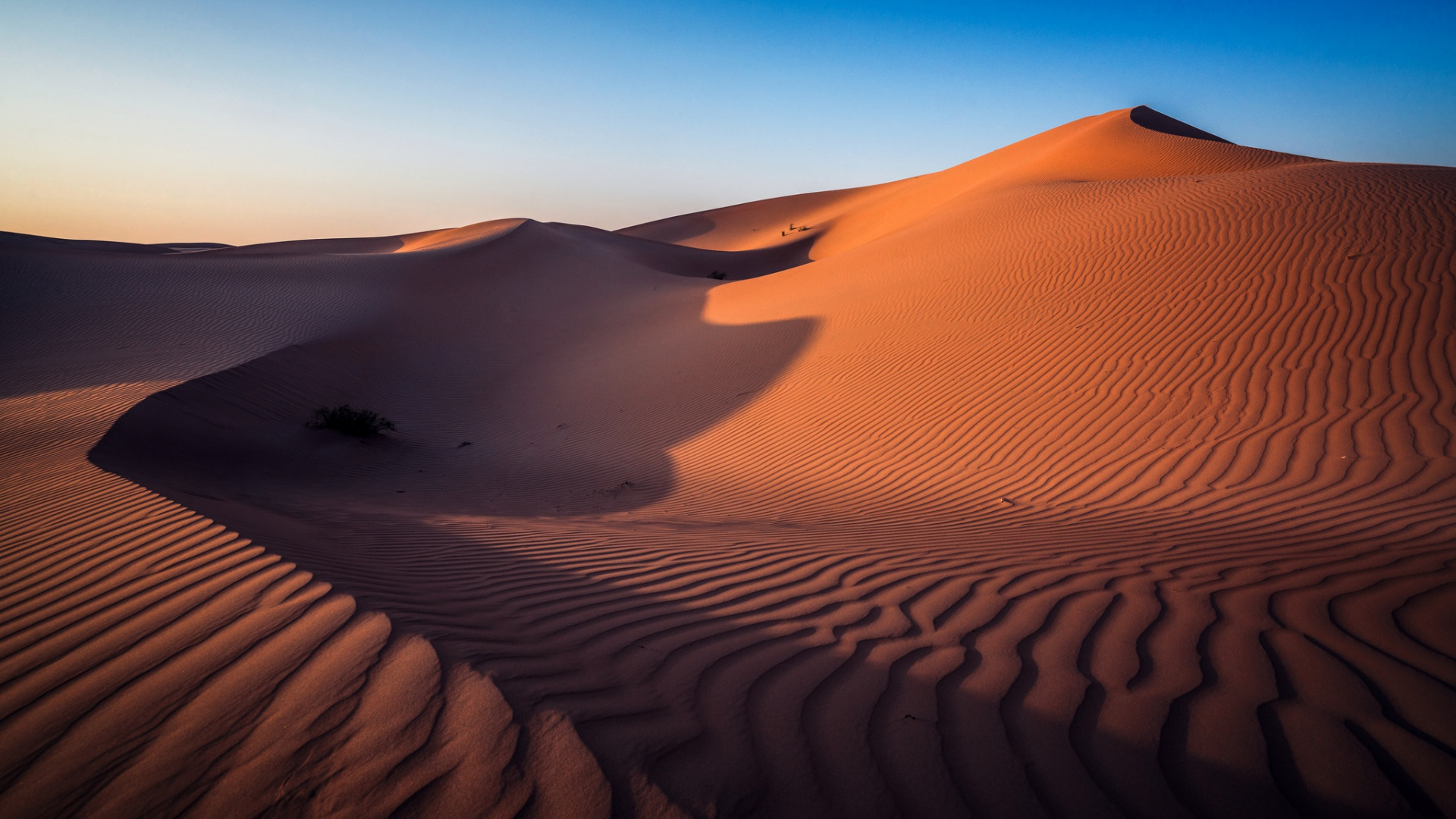 Brown Sand Dunes Under Blue Sky During Daytime. Wallpaper in 1920x1080 Resolution