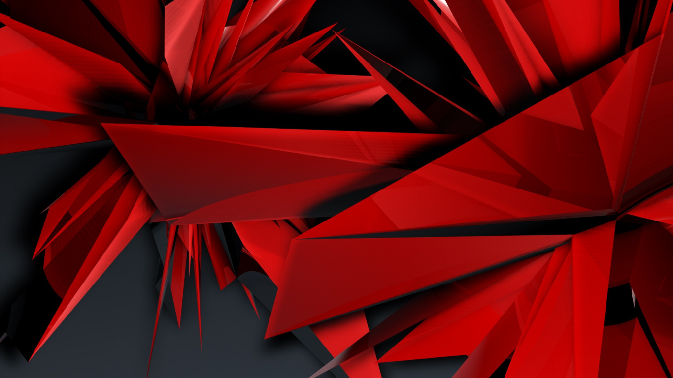 Red and Black Abstract Painting. Wallpaper in 1366x768 Resolution