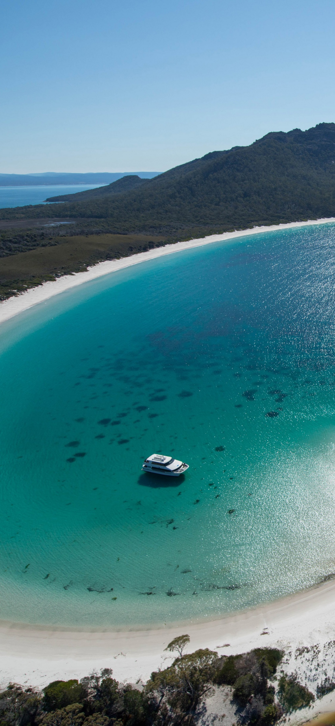 Aerial View of Blue Sea During Daytime. Wallpaper in 1125x2436 Resolution