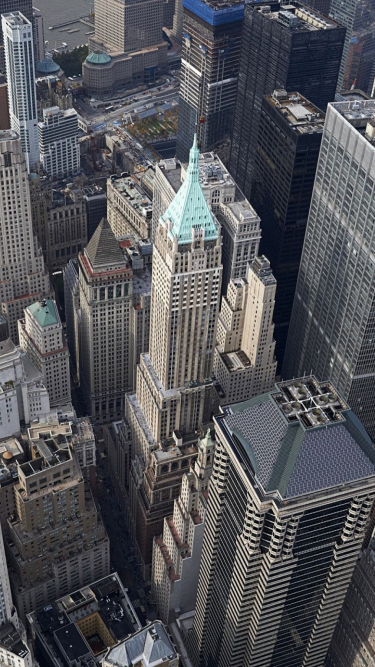 Aerial View of City Buildings During Daytime. Wallpaper in 750x1334 Resolution
