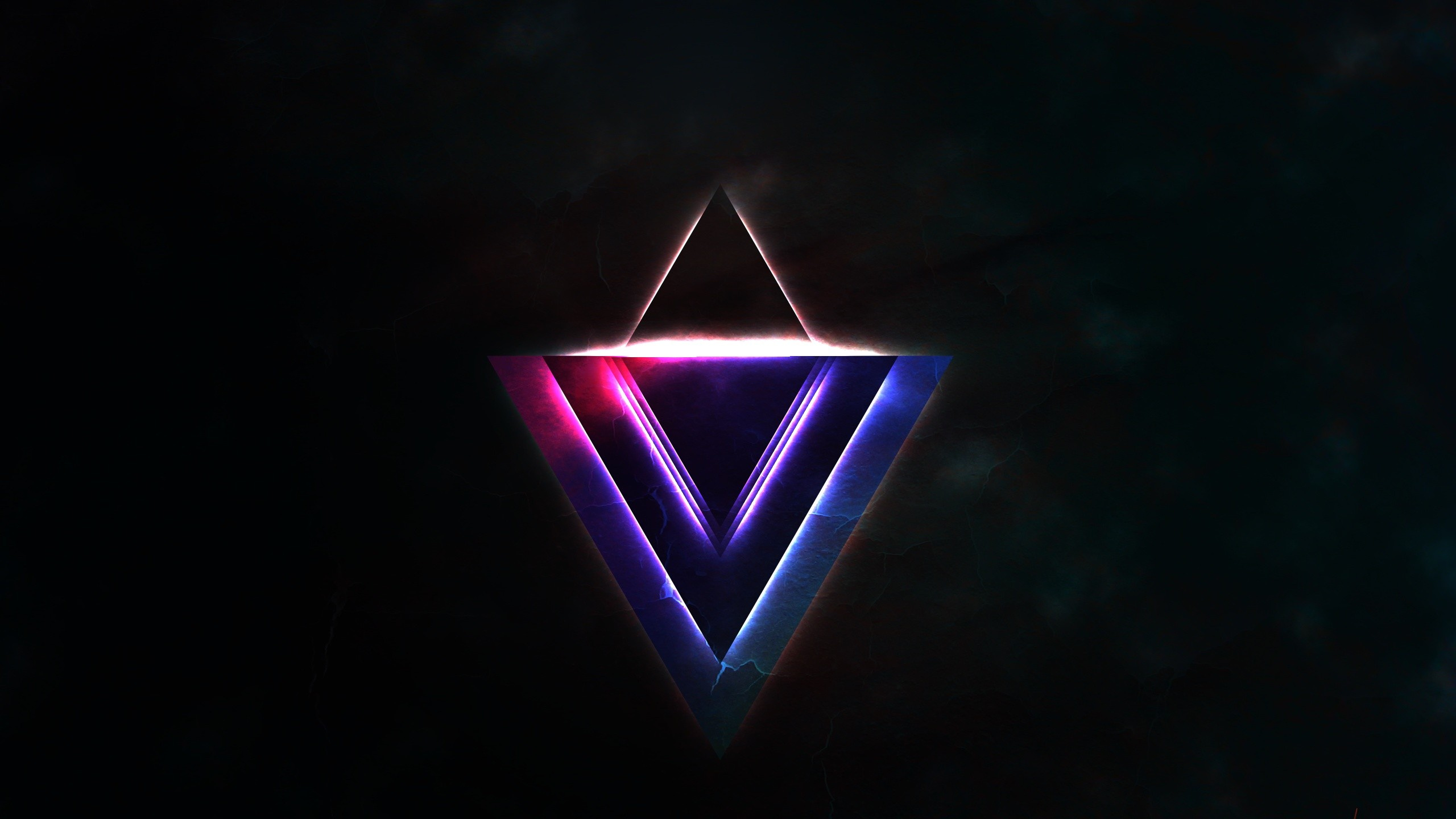 Illustration de Diamant Violet et Blanc. Wallpaper in 2560x1440 Resolution